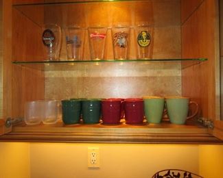 Longaberger mugs and other glasses