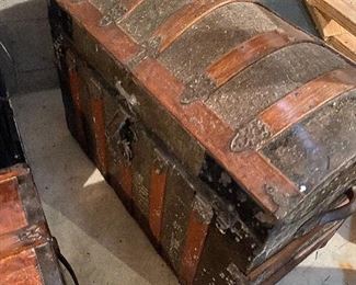 OLD WOOD TRUNKS 