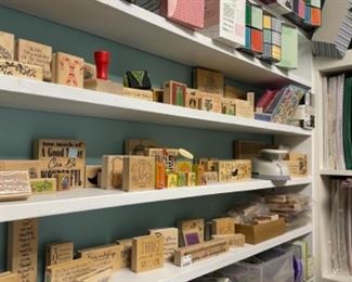 LARGE SELECTION OF SCRAPBOOKING AND STAMPING SUPPLIES