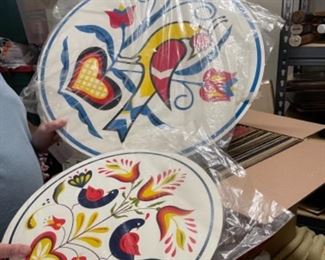 MANY OF THESE BAVARIAN PIECES TO HANG OR FOR DECOR