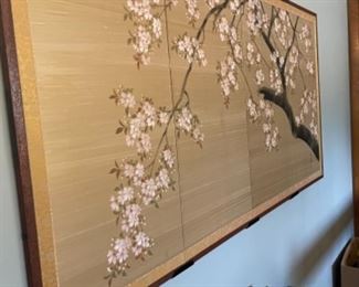 BEAUTIFUL ORIENTAL SCREEN VINTAGE