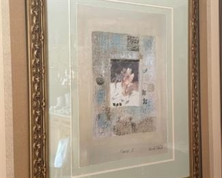 ANNIBELL HEWITT FRAMED AND SIGNED ART
