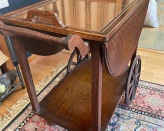 ROLLING SERVING CART