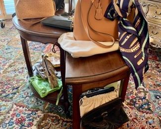 Hand Bags by Hermes; Escada; Armani; Oscar de la Renta; Balanciaga; and more...