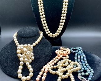 Pearls & Coral, Diamonds, Silver & Gold