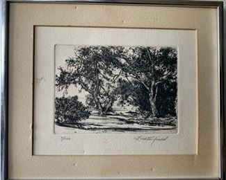 Lichtenfield, Engraving, Landscape, 9x11