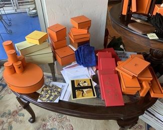 Hermes Iconic Boxes, Stationary, Cards...