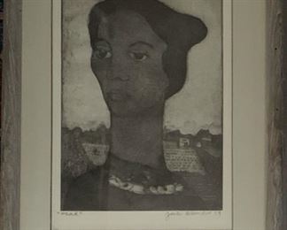 
“Head”
Stone Lithograph
Jack Bilander, 1919-2008
8x10