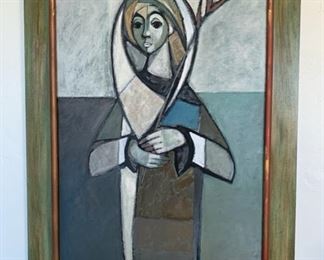 
Woman with Flower
Oil on Board
Senen Ubina, 1923-2012
22x36