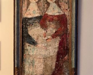 
“The Sisters”, Oil on Board
Luciano Spazzali, 1911-1997
19x46
