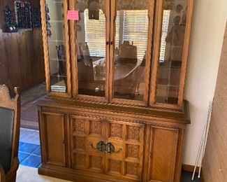 Matching china cabinet