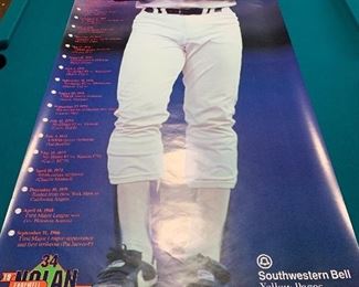 Signed life size Nolan Ryan Poster