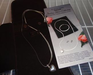 24" Herringbone Necklace Sterling Silver