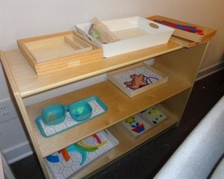 Lots of Montessori style shelves/teaching aids/games/crafts and much more to create the perfect learning environment