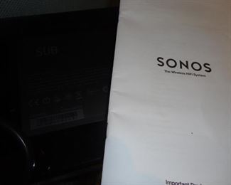 We also have a white set of Sonos Speakers