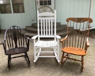 DAHA704 Three Rocking Chairs