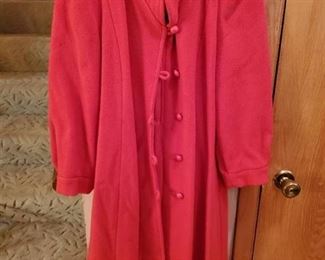 Freddie Gail Cherry Red Womans Size Large Winter Coat
