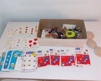 Box of Vintage Buttons