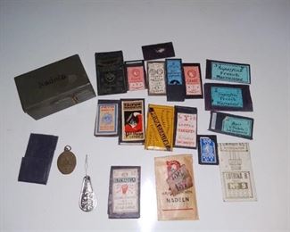 Vintage German Needle Case Full of Needles