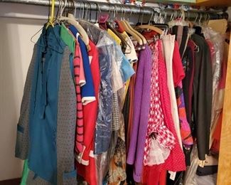 Assortment of Vintage Hand Made Womans Blouses, Suits, Dresses 1960s Style