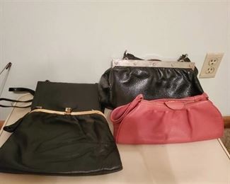 Lot of 4 Vintage Claspe Purses