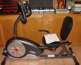 MINT CONDITION, GENTLY USED - PRO-FORM RECUMBENT BIKE. 