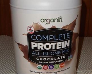 ORGANIFI COMPLETE PROTEIN - LARGE UN-OPENED CONTAINER WITH GOOD EXPIRATION DATE.
