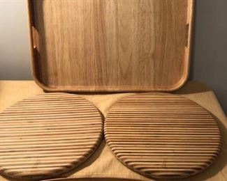 Bamboo Cutting Boards, Serving Trays