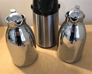 Crate Barrel Coffee Carafs  Pump Container