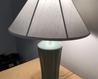 Jade Green Vase Lamp