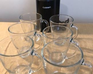 New Cuisinart Grinde w 6 Duralex Glasses