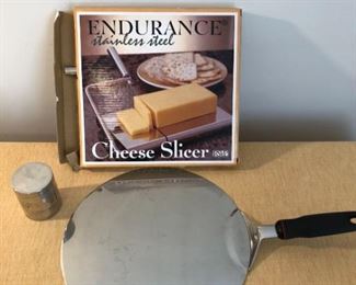 Pizza Server, Cheese Slicer, Spice Grinder