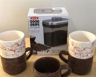 Starbucks Mugs OXO Coffee Storage