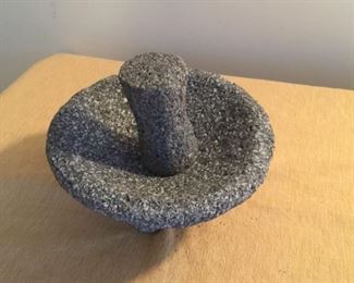 Stone Mortar Pestle