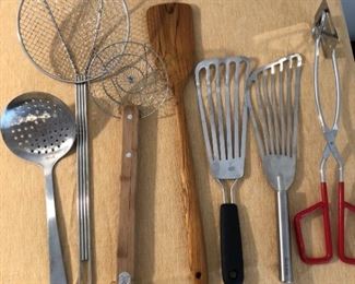 Utensils Flippers, Strainers, Etc