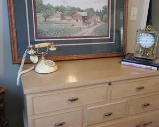 Mid century chest w/bottom drawer