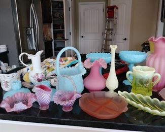 So much Fenton glass!