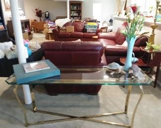 glass wall/sofa table