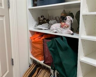 A corner of the closet