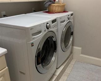 LG Front loading washer and dryer