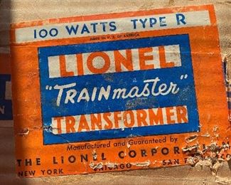 Type R Vintage Lionel transformer