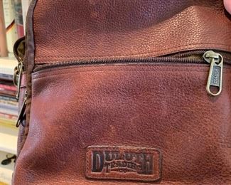 Duluth Trading leather tote