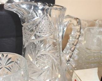 Lead Crystal pitcher