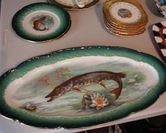 La Belle platter and plates