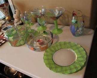 Vicki handpainted fiesta party set