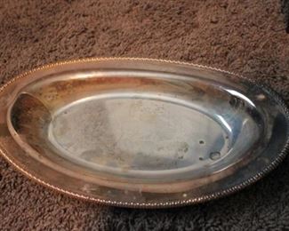 Silver plated vintage platter