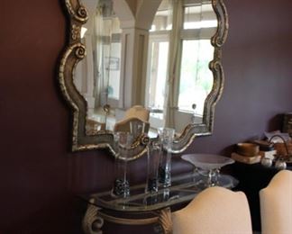 Beveled glass custom mirror