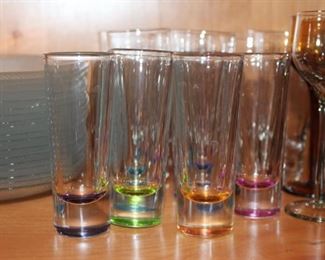 color shot glasses