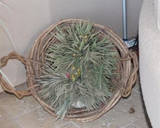 Vintage handmade basket