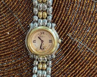 Chopped 5 diamond watch (stainless steel and gold)